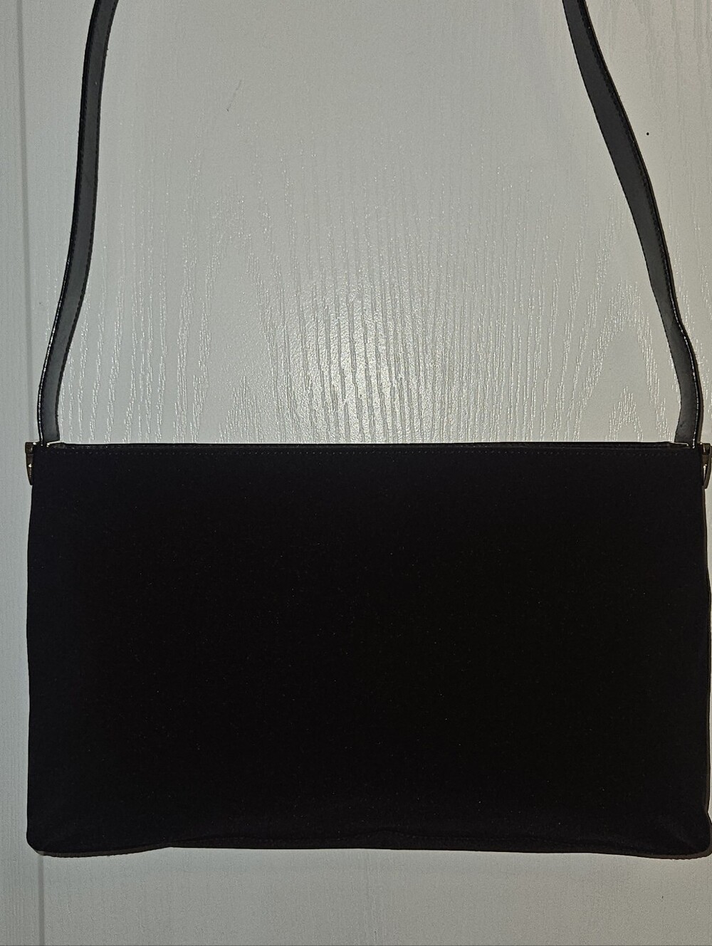 Salvatore Ferragamo Black Shoulder Bag with Slim Strap